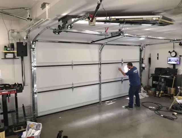 Professional garage door repair service by Palm Beach Gardens Garage Door Repair in Palm Beach Gardens