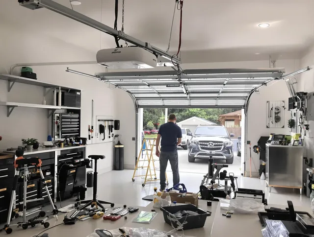 Garage door opener installation by Palm Beach Gardens Garage Door Repair in Palm Beach Gardens
