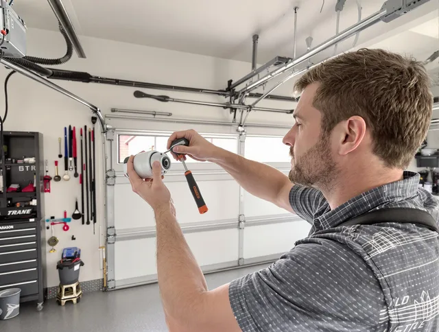 Garage door opener repair service by Palm Beach Gardens Garage Door Repair in Palm Beach Gardens