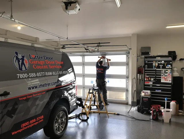 Palm Beach Gardens Garage Door Repair team performing same-day garage door repair in Palm Beach Gardens